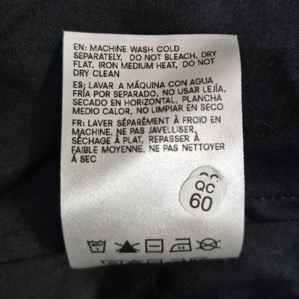REFORMATION Long Sleeve V-neck Top With Ties Black 12 - Picture 6 of 6